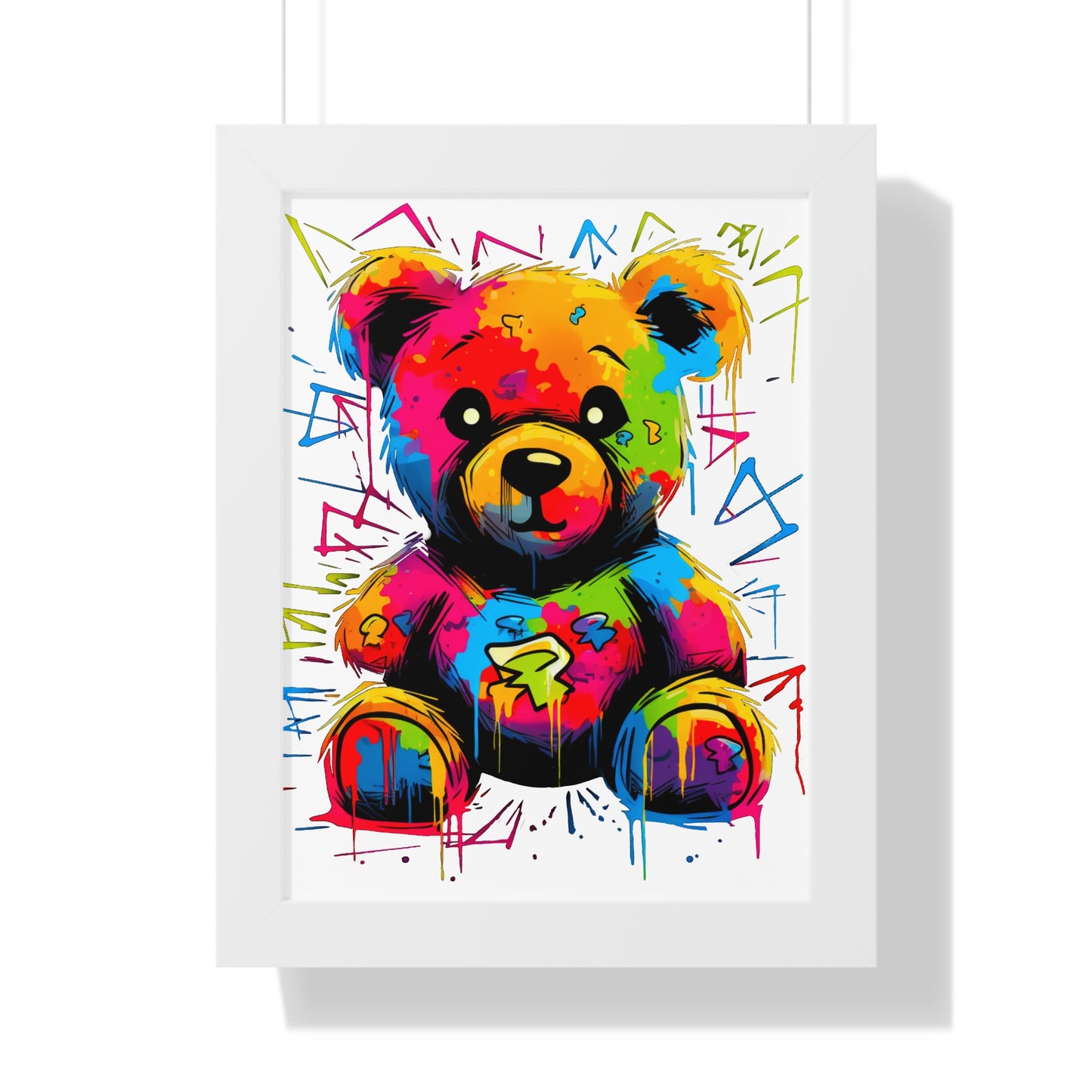 Geo the Teddy Framed Poster