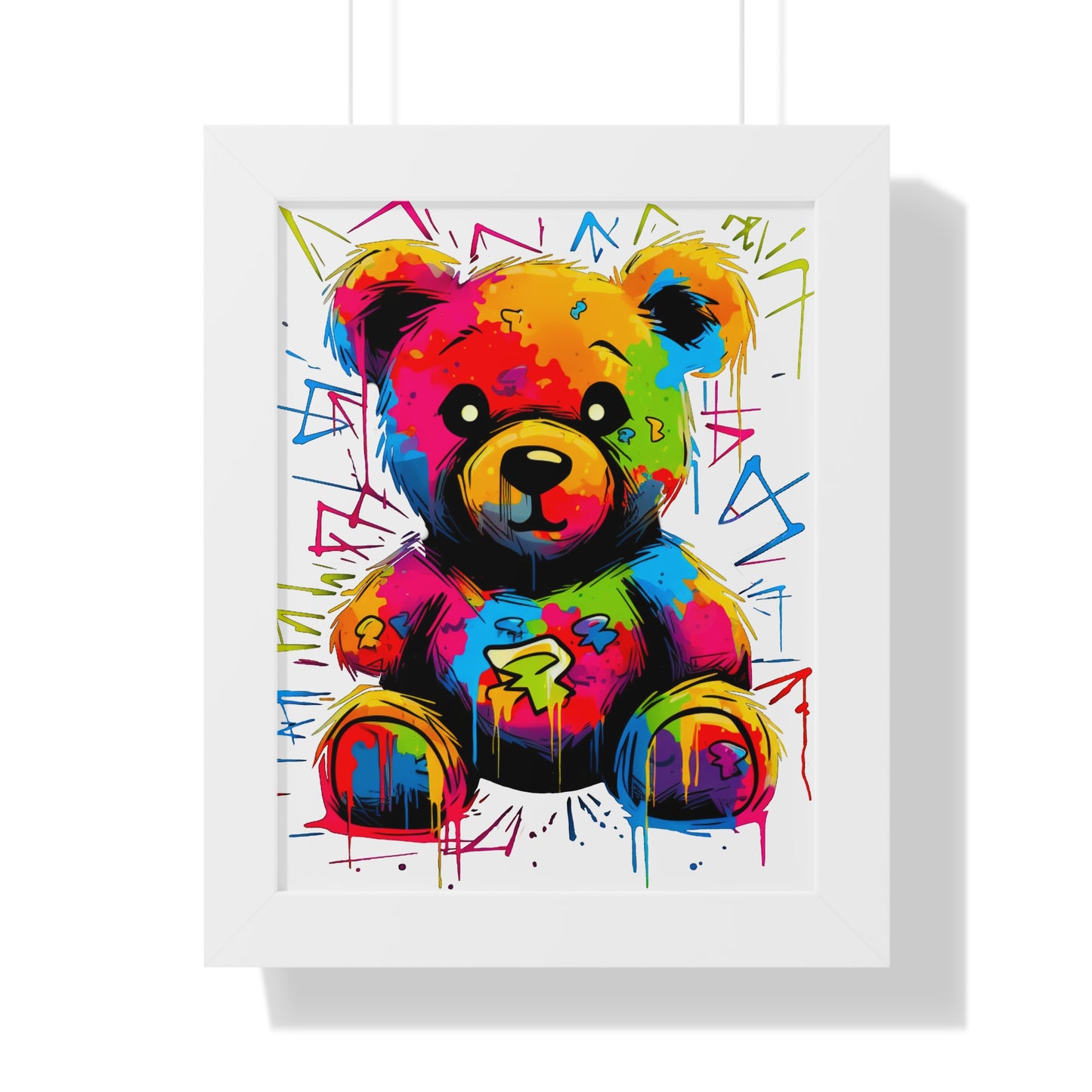 Geo the Teddy Framed Poster