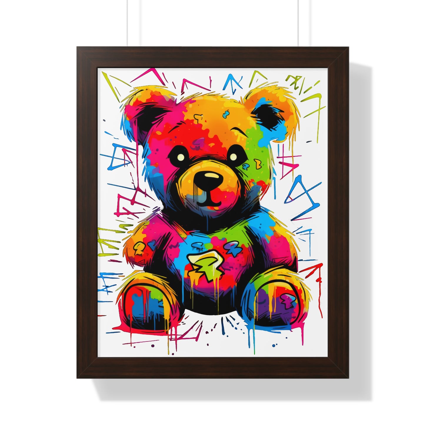 Geo the Teddy Framed Poster