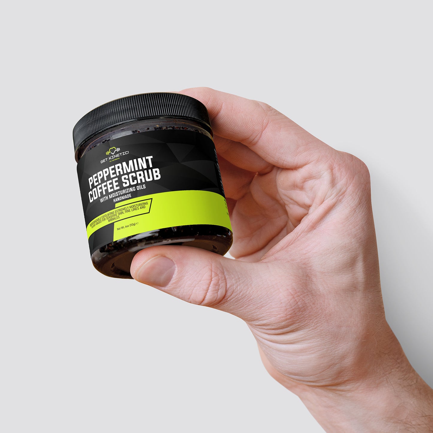 Get Kinetic! Peppermint Coffee Scrub