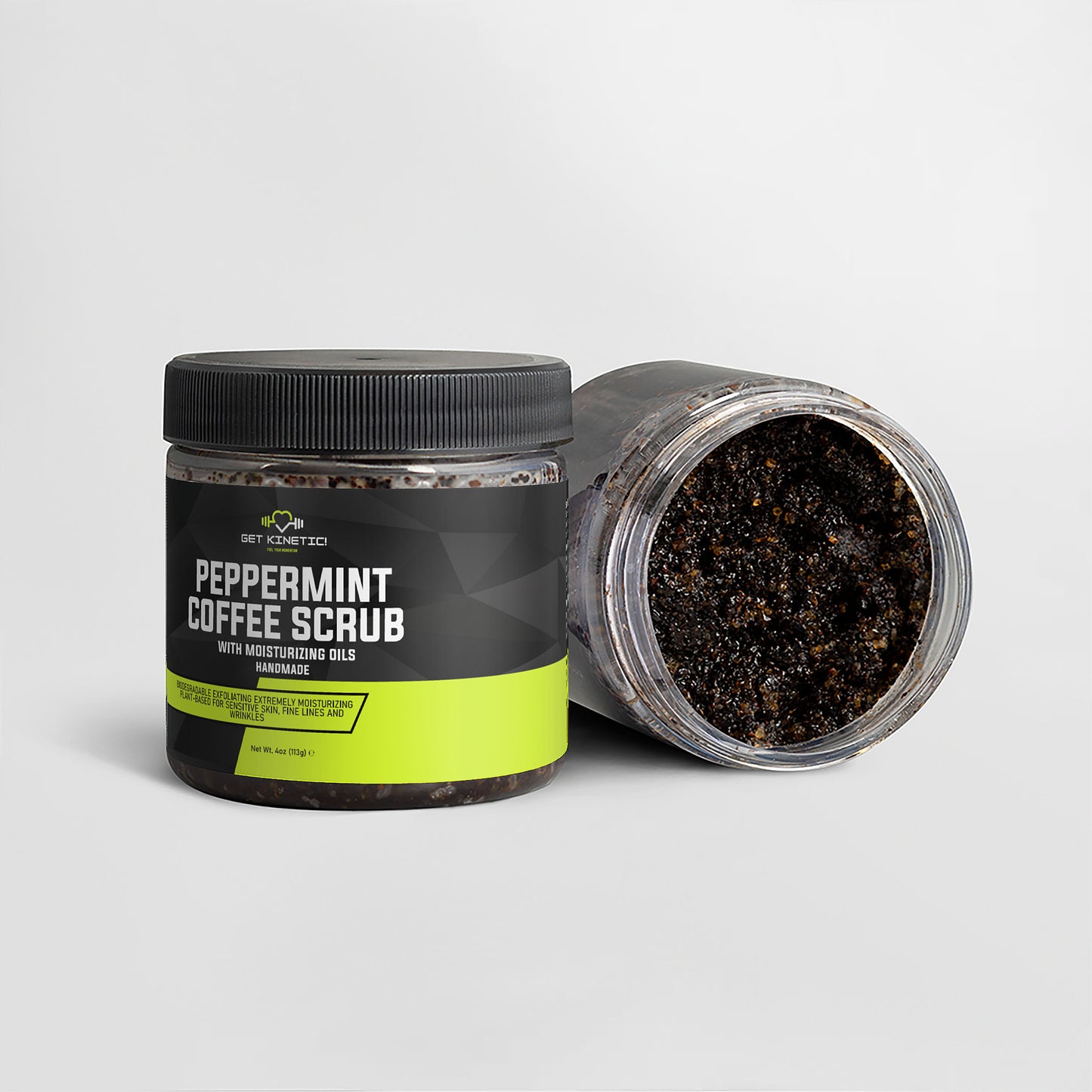 Get Kinetic! Peppermint Coffee Scrub