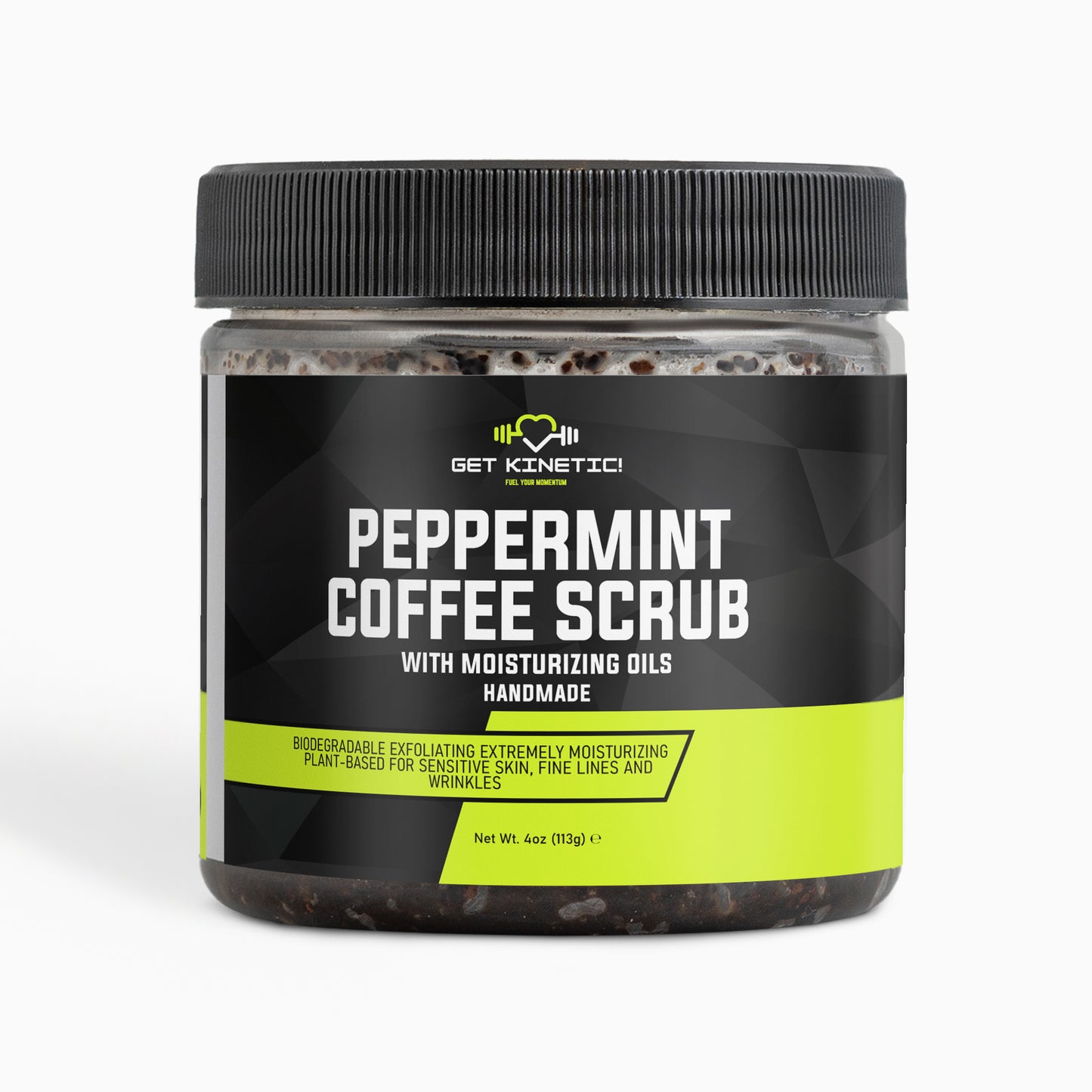 Get Kinetic! Peppermint Coffee Scrub