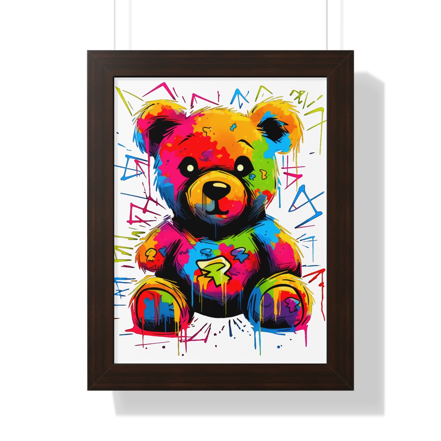 Geo the Teddy Framed Poster