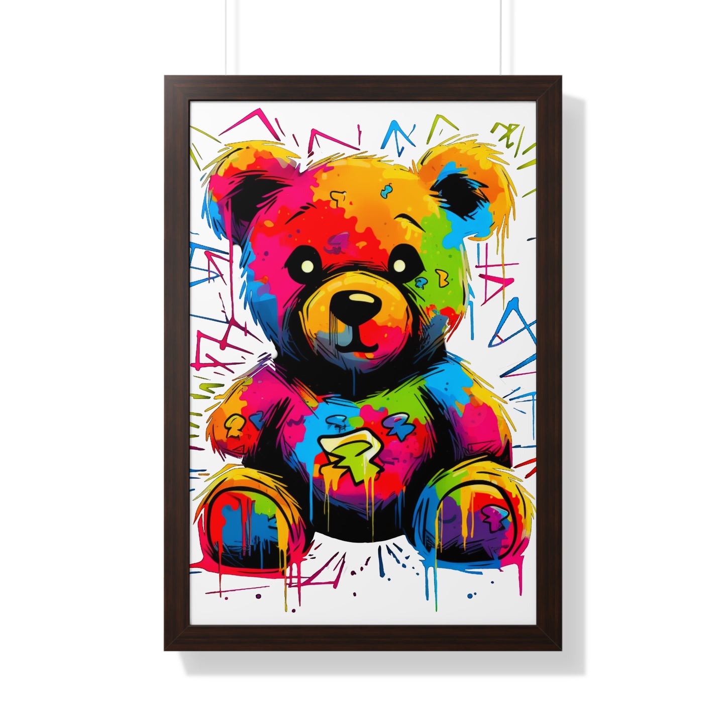 Geo the Teddy Framed Poster
