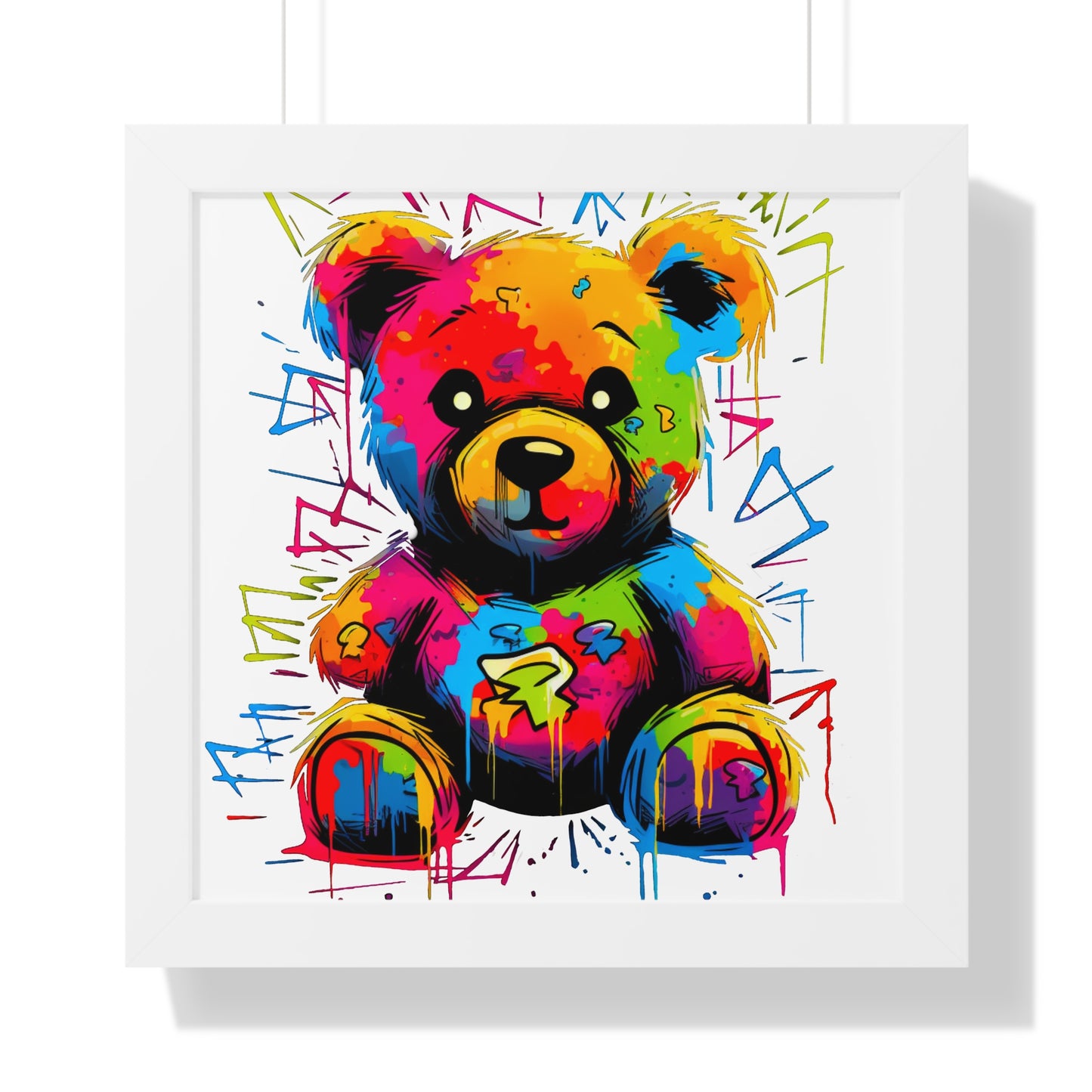 Geo the Teddy Framed Poster
