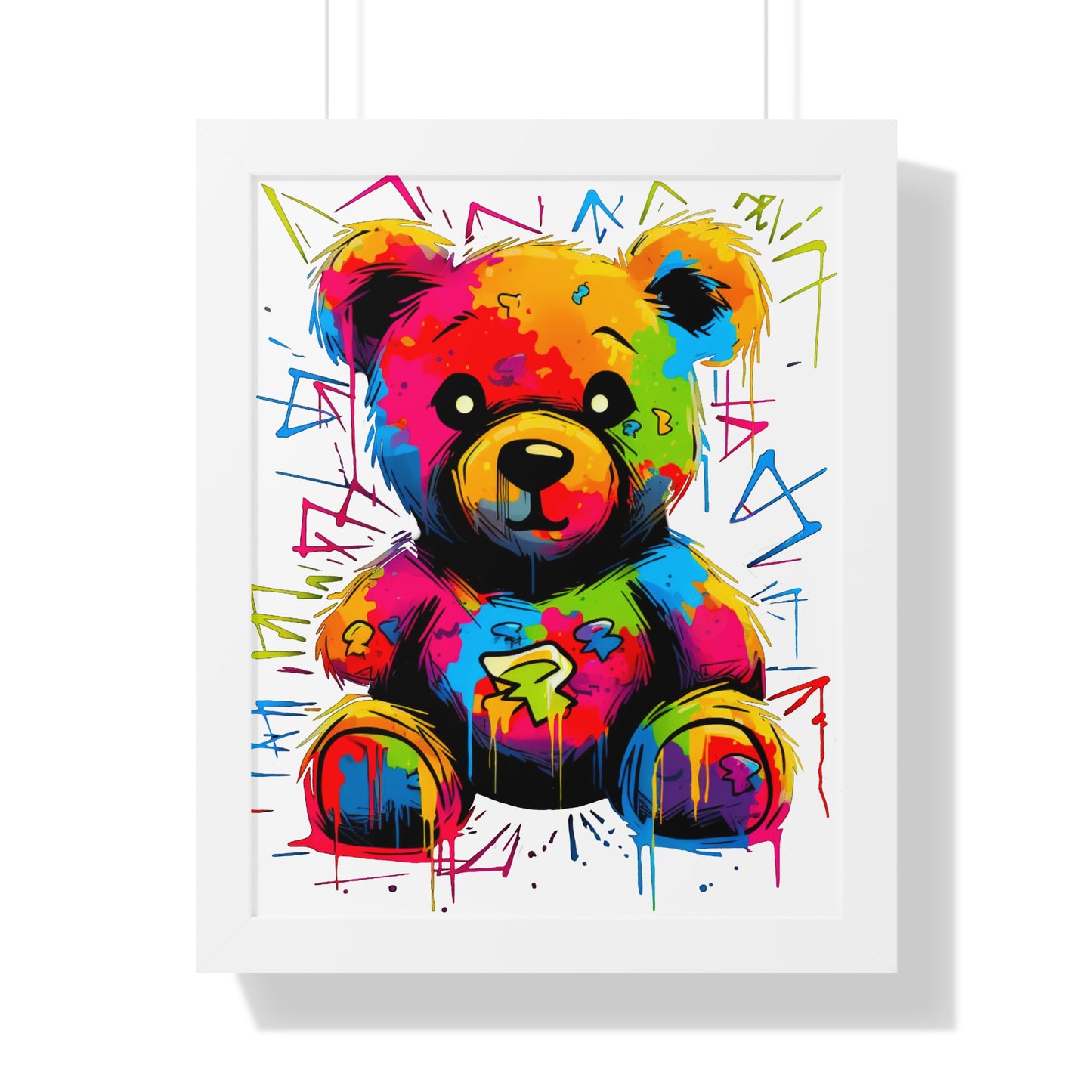 Geo the Teddy Framed Poster