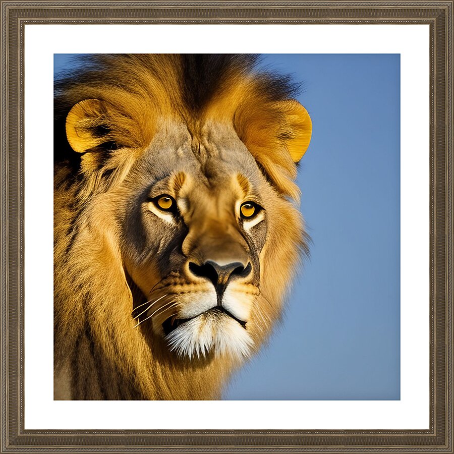 The King. Lion
