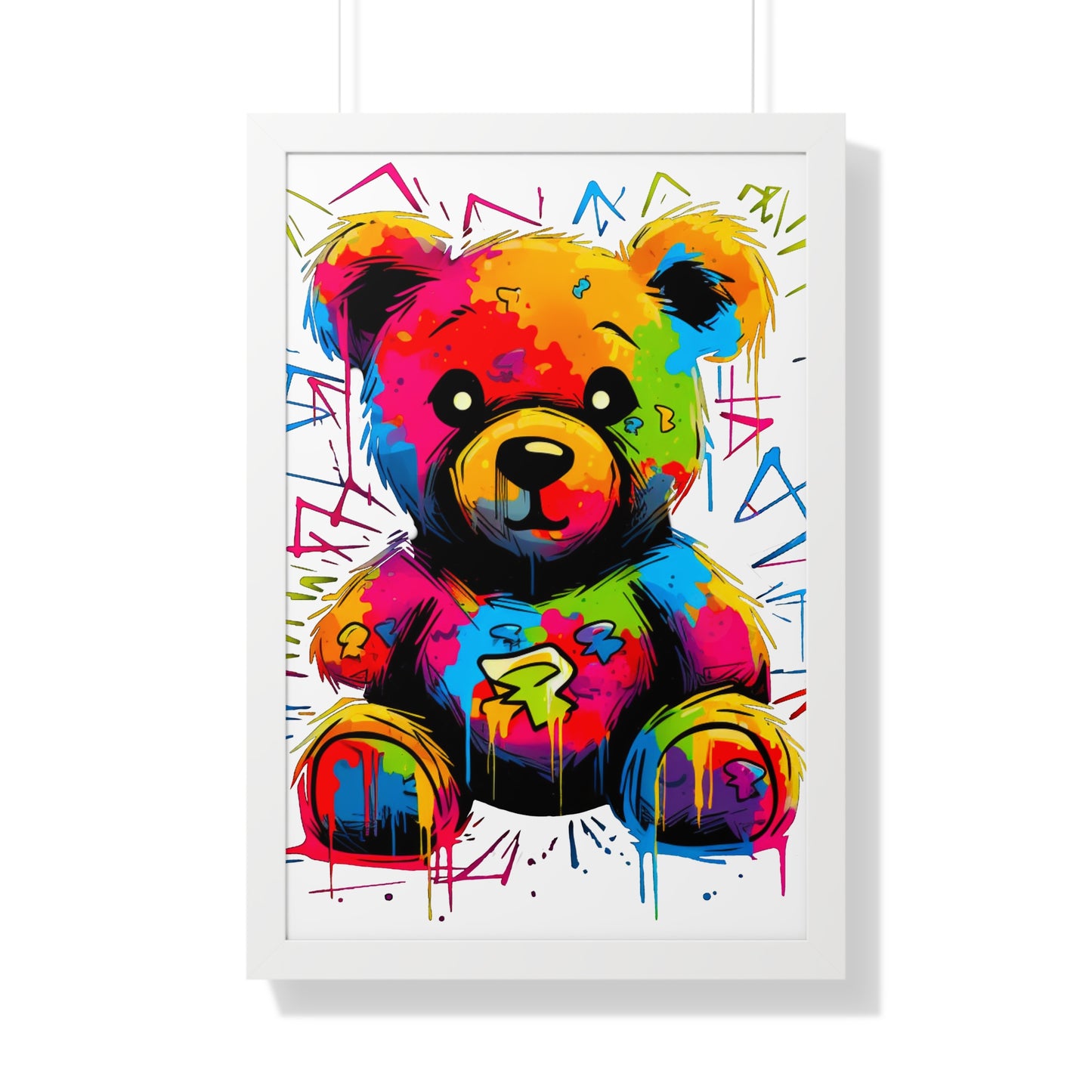 Geo the Teddy Framed Poster