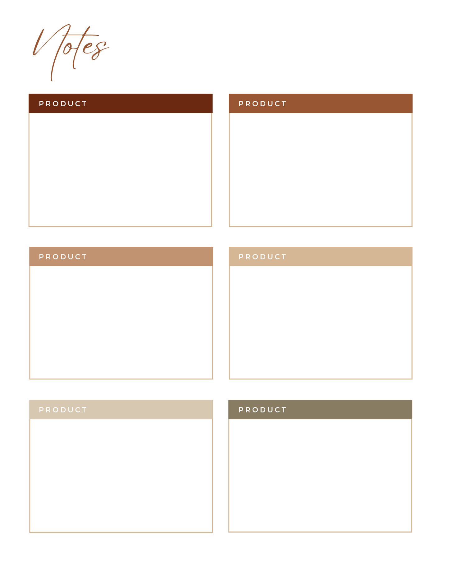 Digital Skincare Planner