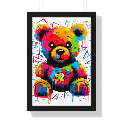 Geo the Teddy Framed Poster