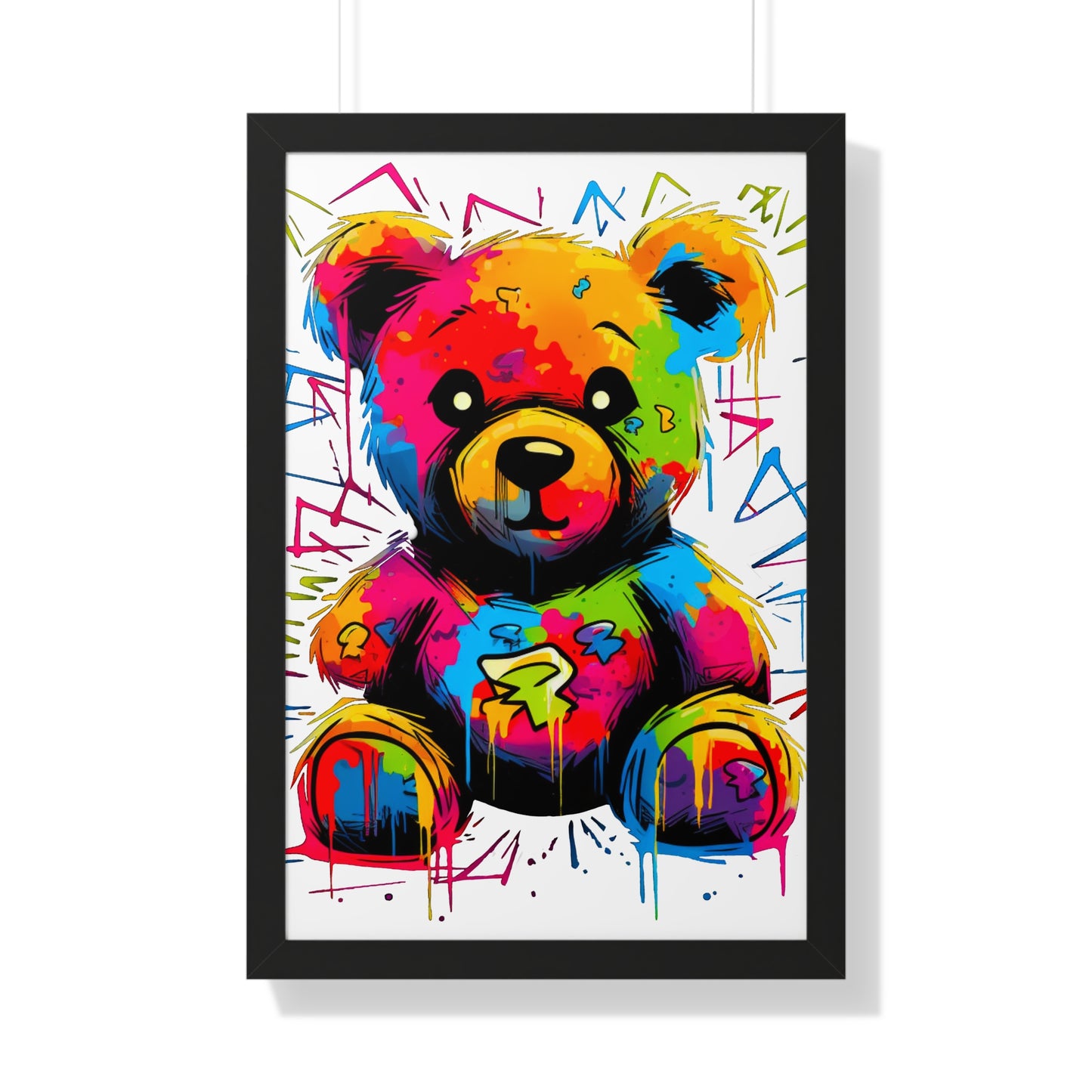 Geo the Teddy Framed Poster
