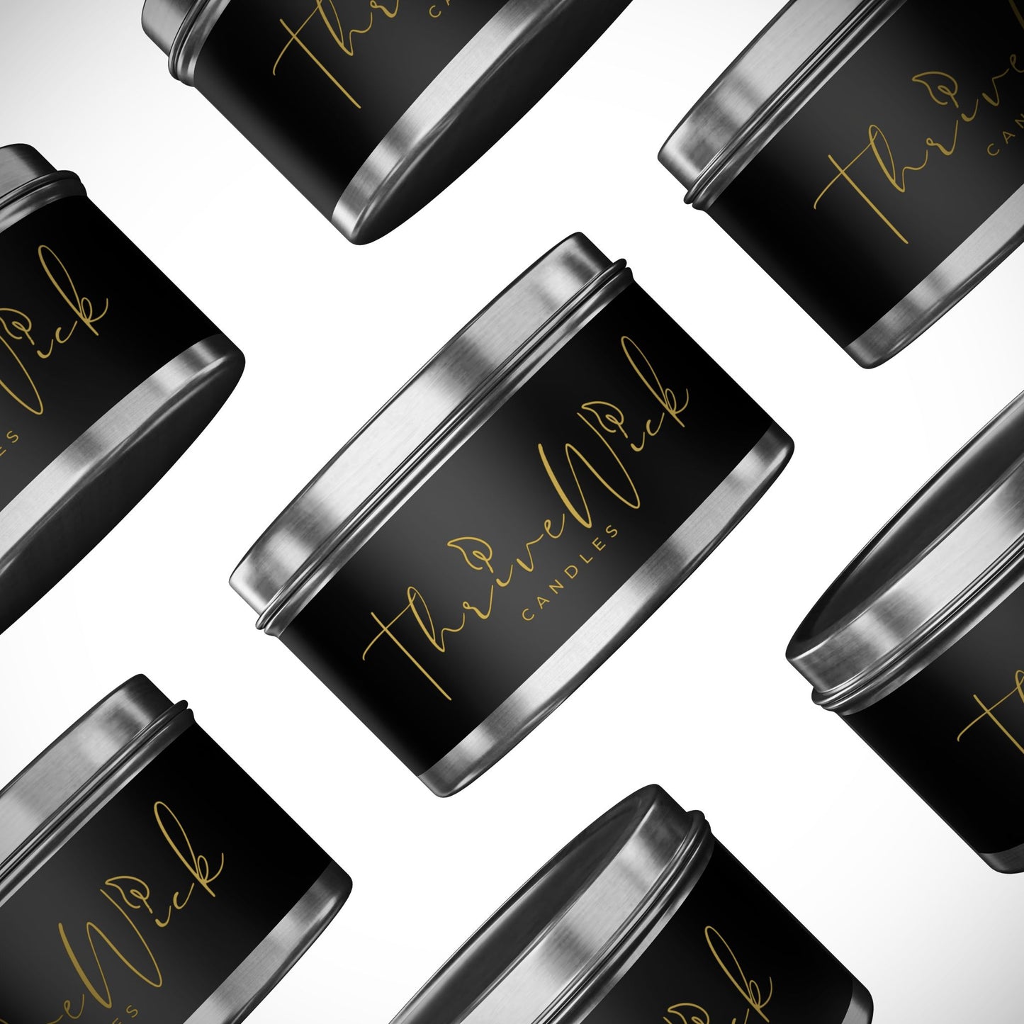 ThriveWick Tin Candles