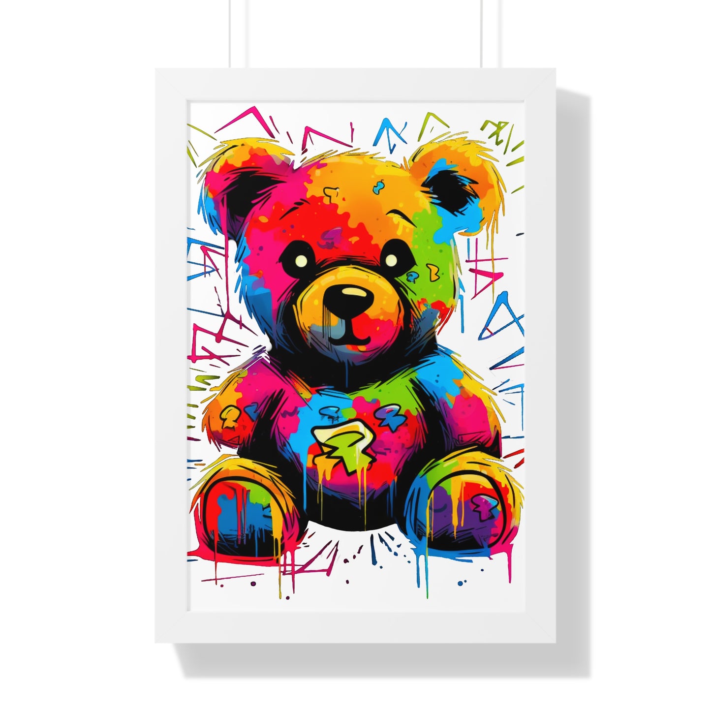 Geo the Teddy Framed Poster