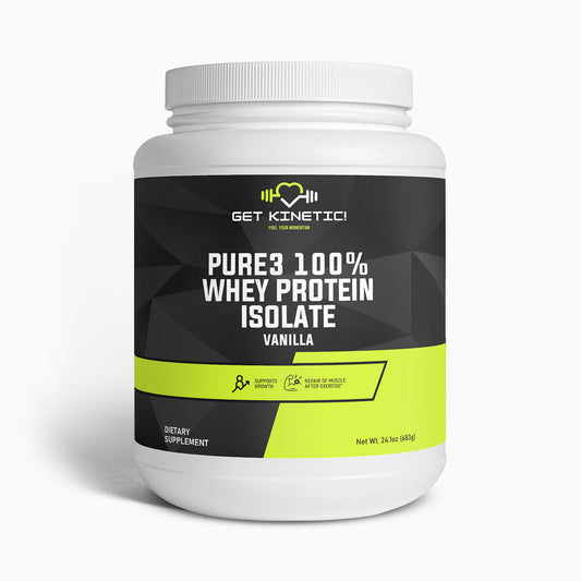 Get Kinetic! Pure3 100% Whey Protein Isolate (Vanilla)