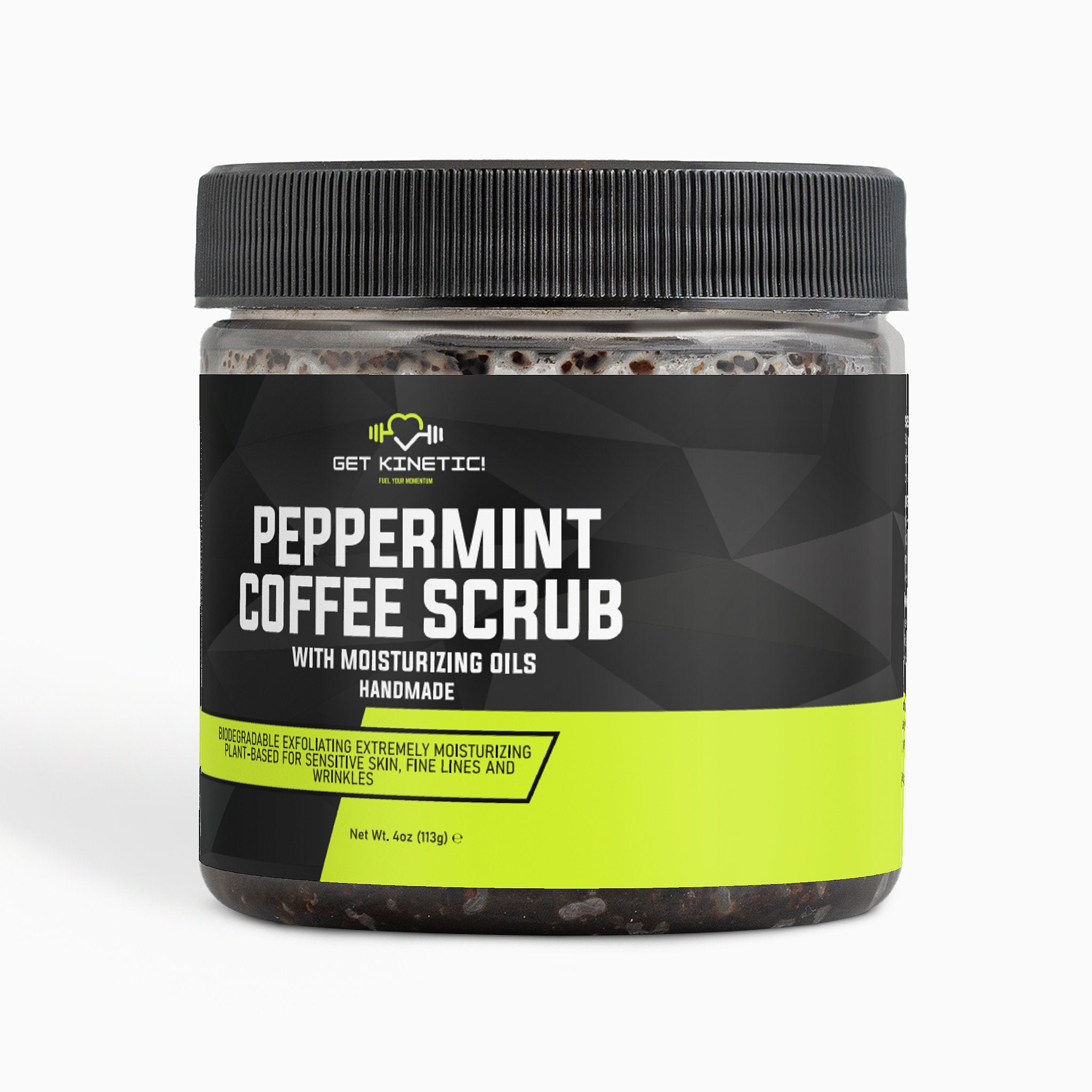 Get Kinetic! Peppermint Coffee Scrub