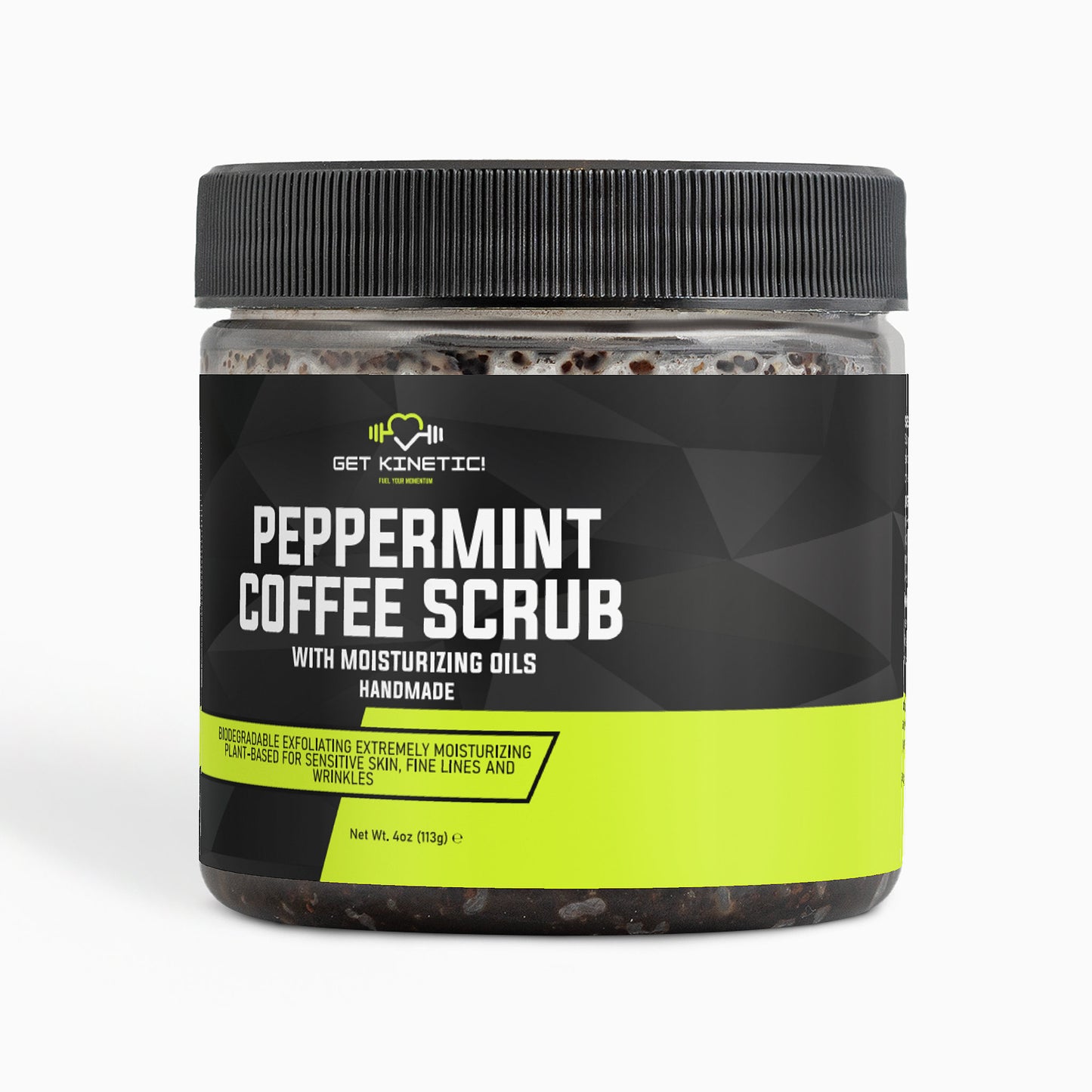 Get Kinetic! Peppermint Coffee Scrub