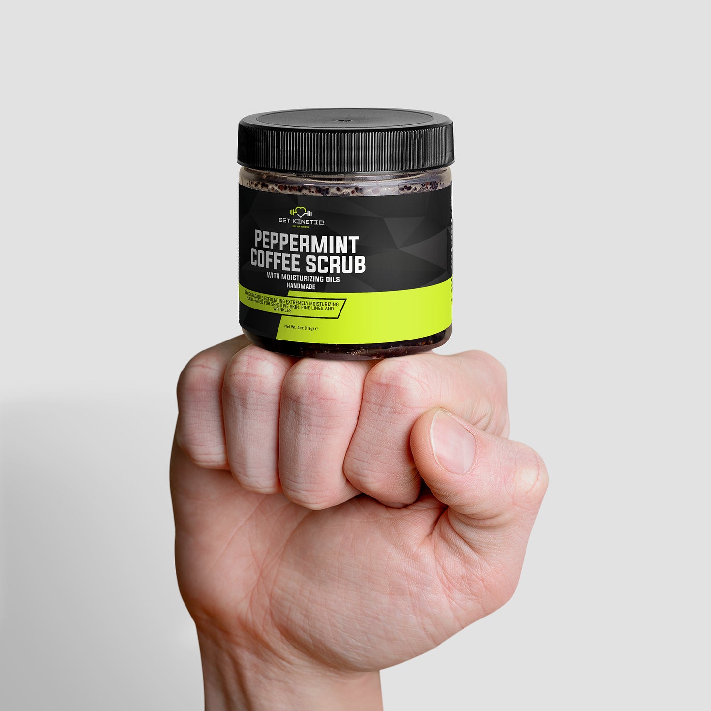 Get Kinetic! Peppermint Coffee Scrub