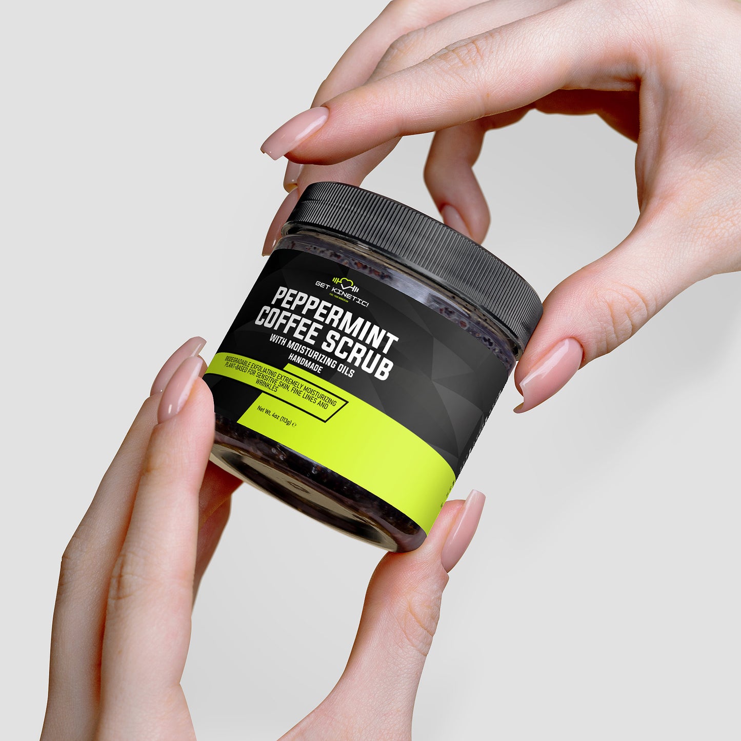 Get Kinetic! Peppermint Coffee Scrub