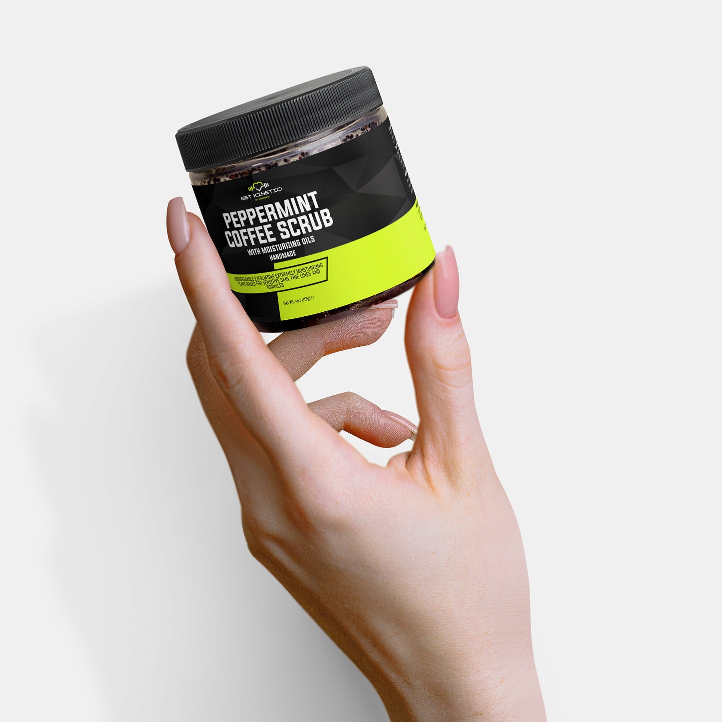 Get Kinetic! Peppermint Coffee Scrub