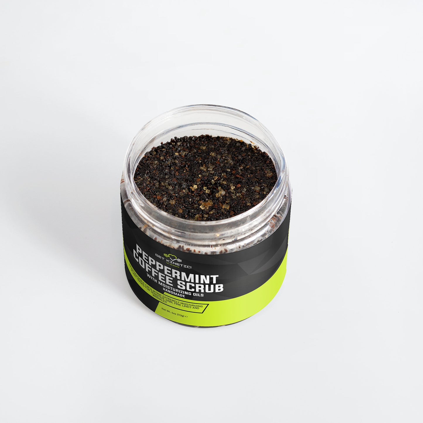 Get Kinetic! Peppermint Coffee Scrub