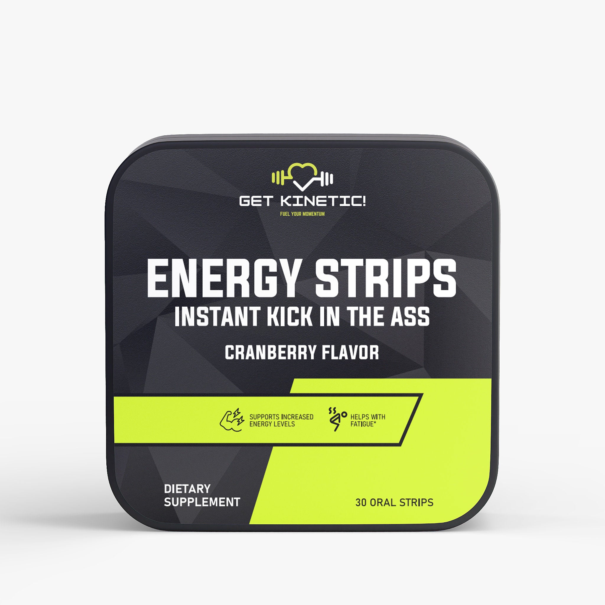 ENERGY STRIPS – INSTANT KICK IN THE ASS (CRANBERRY)