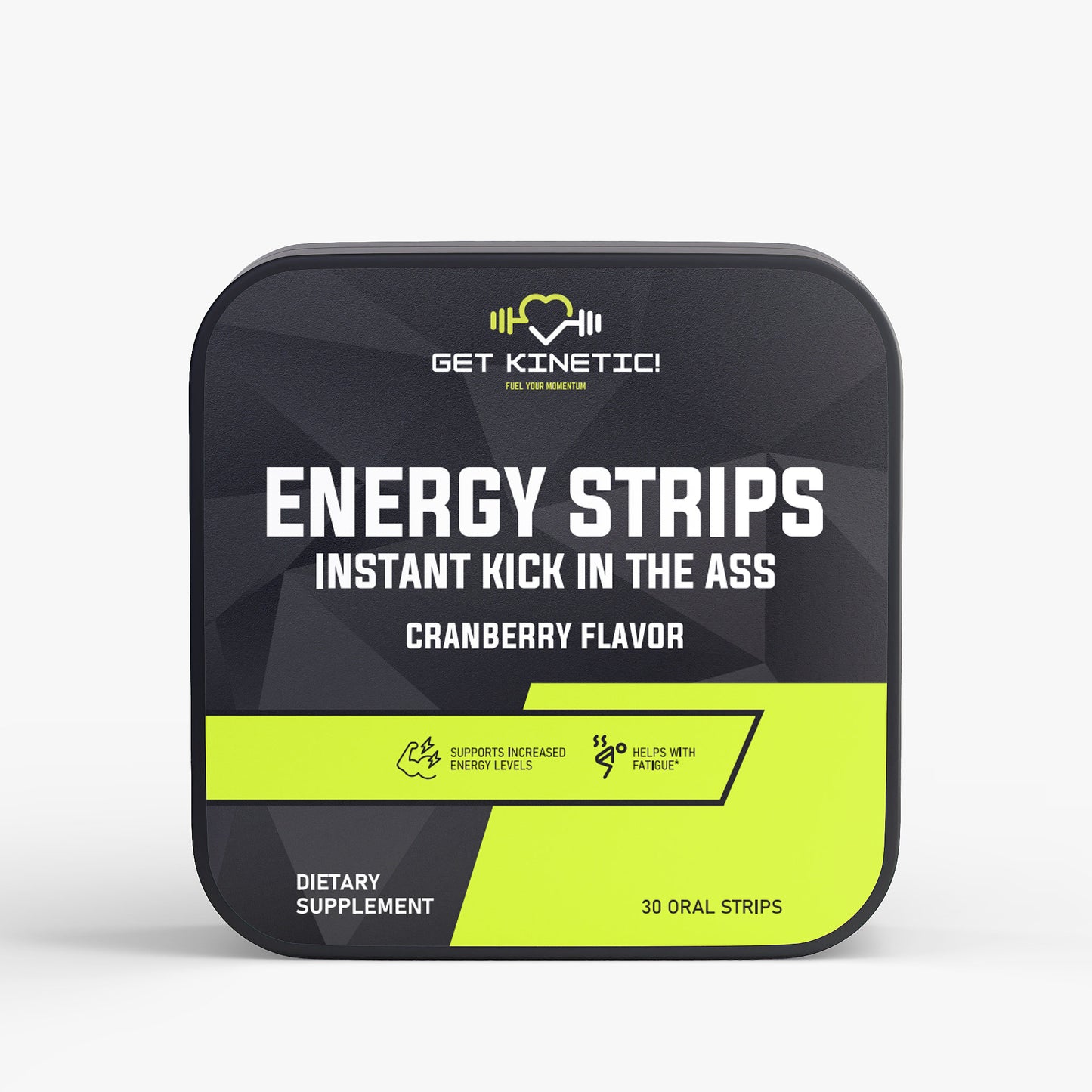 ENERGY STRIPS – INSTANT KICK IN THE ASS (CRANBERRY)