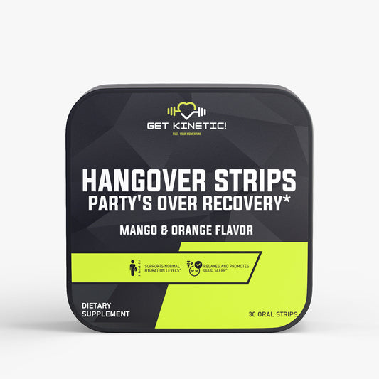 HANGOVER STRIPS – PARTY'S OVER RECOVERY (MANGO & ORANGE)