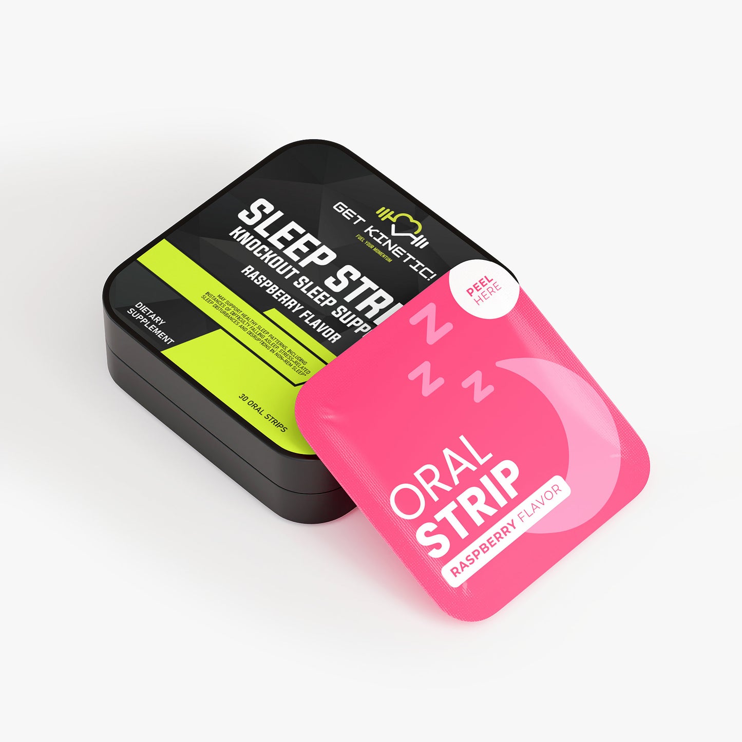 SLEEP STRIPS – KNOCKOUT SLEEP SUPPORT (RASPBERRY)