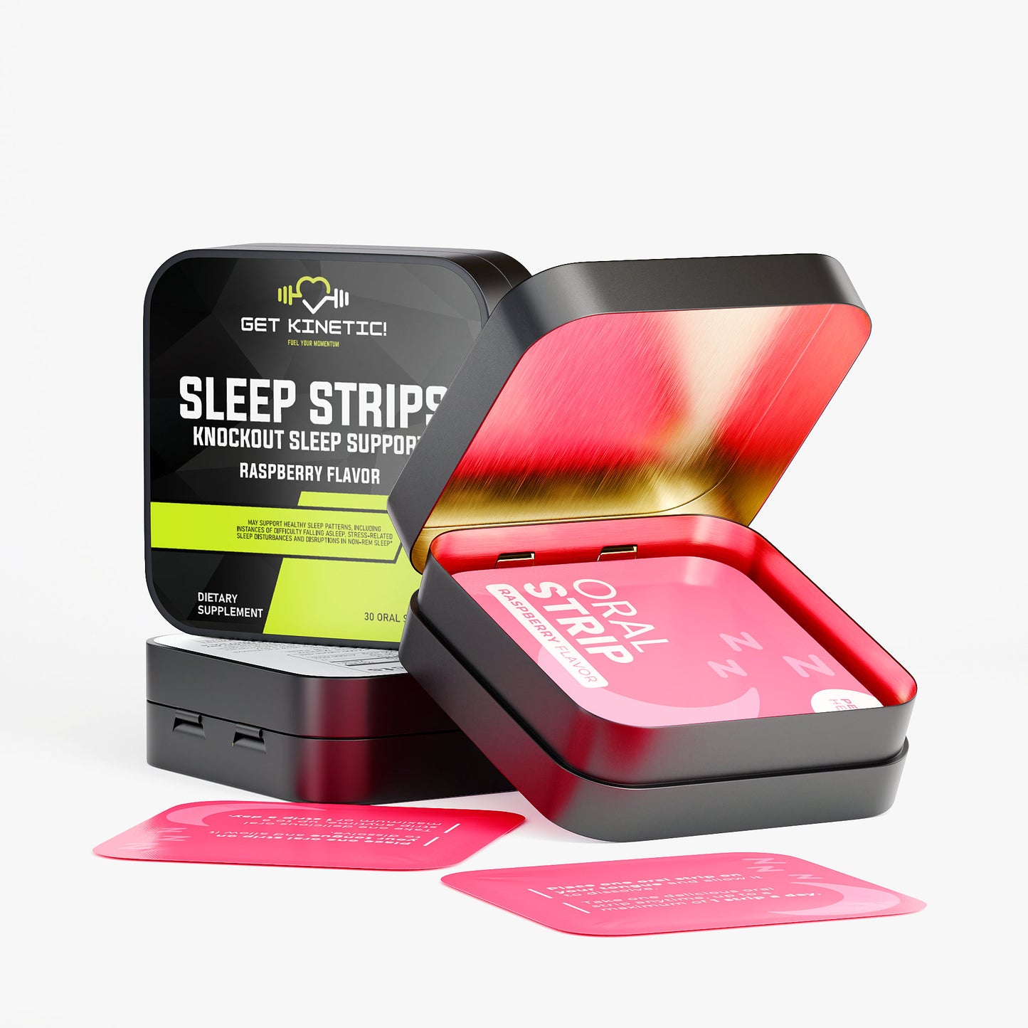 SLEEP STRIPS – KNOCKOUT SLEEP SUPPORT (RASPBERRY)