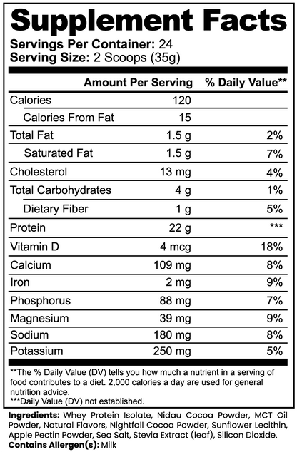POWER PROTEIN (CHOCOLATE) – MUSCLE BUILDING FORMULA