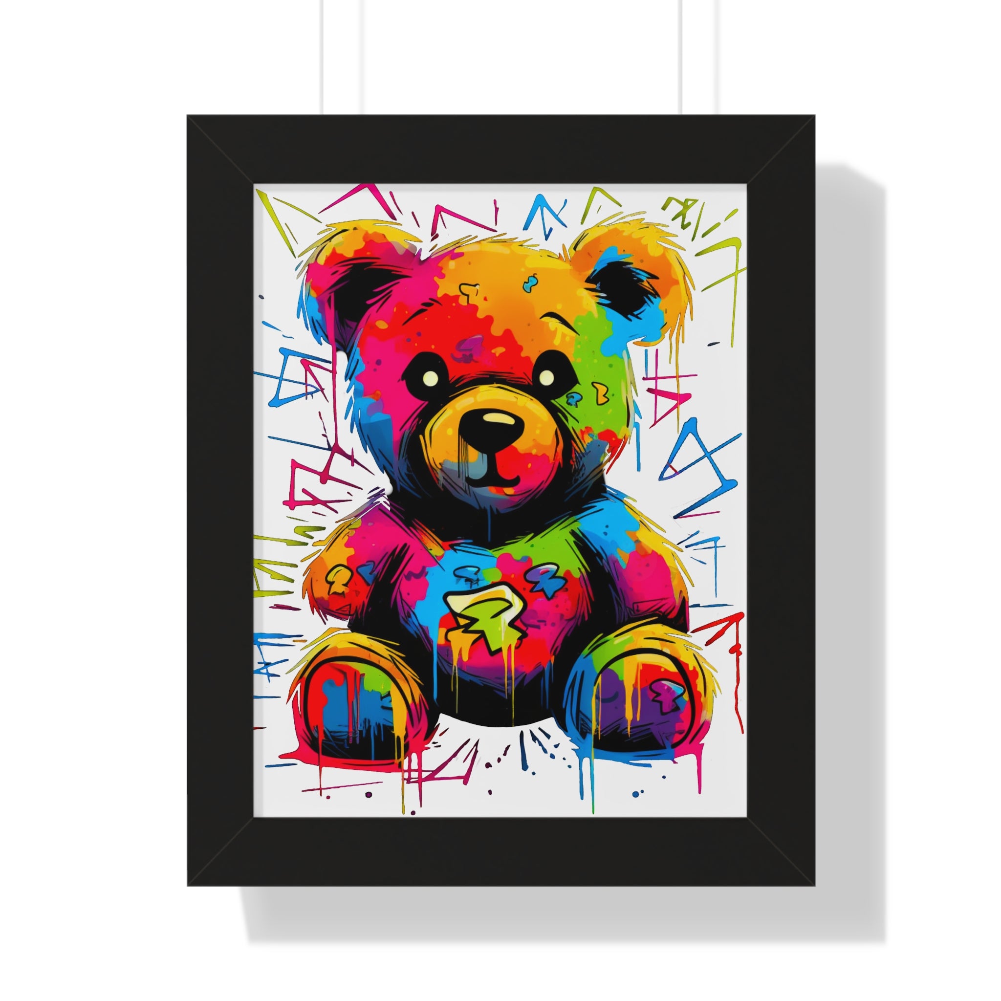 Geo the Teddy Framed Poster