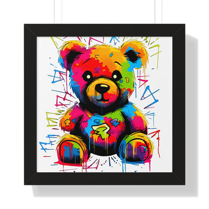 Geo the Teddy Framed Poster