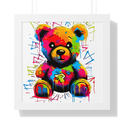 Geo the Teddy Framed Poster