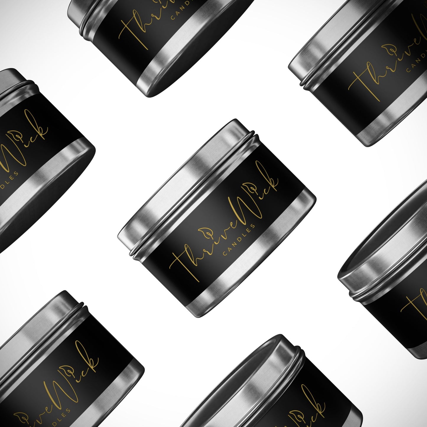 ThriveWick Tin Candles